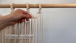 ШТОРЫ петли макраме урок для начинающих