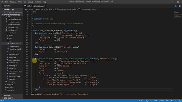 Include Font-Awesome In WordPress Customizer смотреть онлайн