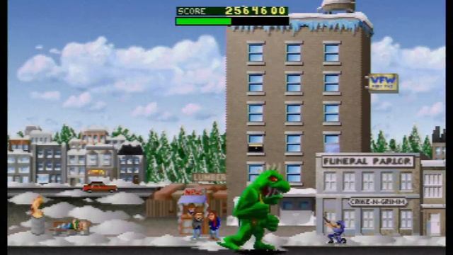 (Playthrough)Rampage World Tour N64 as Lizzie смотреть онлайн