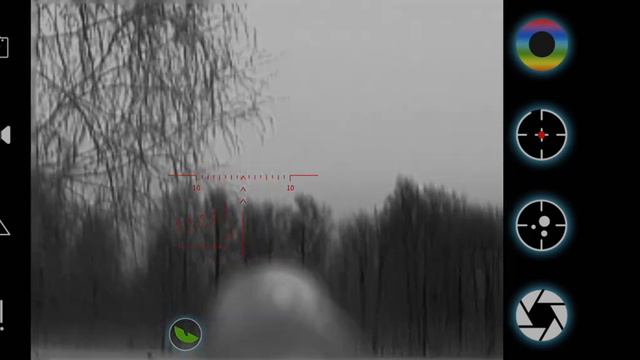 осень 2022 InfiRay T2 Pro около 100 метров