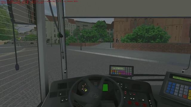 OMSI 2. Map Gehrten, Route 7, Mercedes-Benz O530 Citaro G смотреть онлайн
