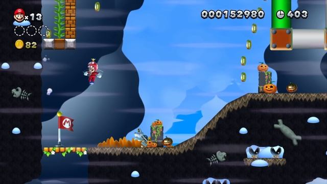 Other Super Mario Bros U - Halloween Special - World 1 - Walkthrough смотреть онлайн