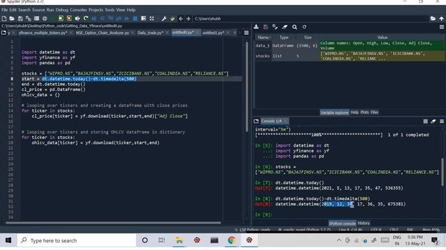 Automation Of Technical Analysis | Historical Data of Stock Using Python Code| смотреть онлайн