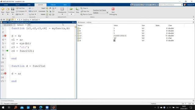 Семинар 3. Структуры, скрипты, функции, указатели, циклы в MATLAB. 25.02.2021 смотреть онлайн