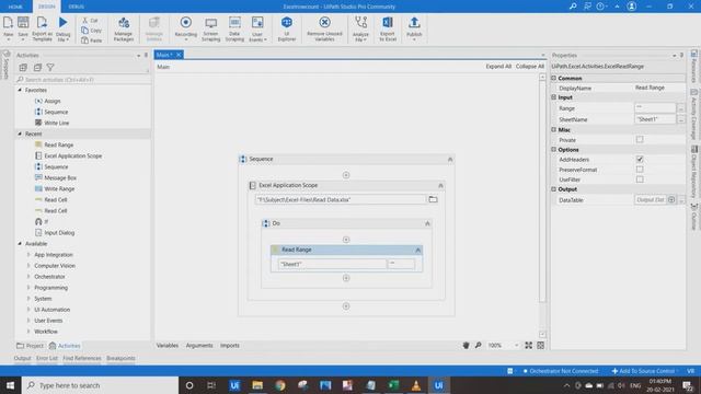 How To Display Row Count Of An Excel File || RPA- UI Path || Hemu Yuva смотреть онлайн