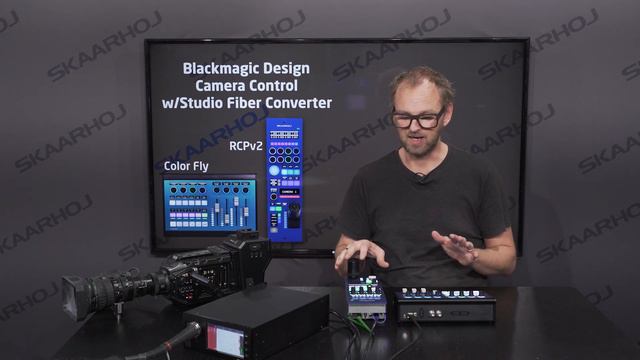 Shading The Blackmagic URSA Broadcast through Fiber with SKAARHOJ RCP смотреть онлайн