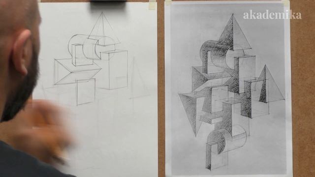 Врезка геометрических тел. Часть 1. смотреть онлайн