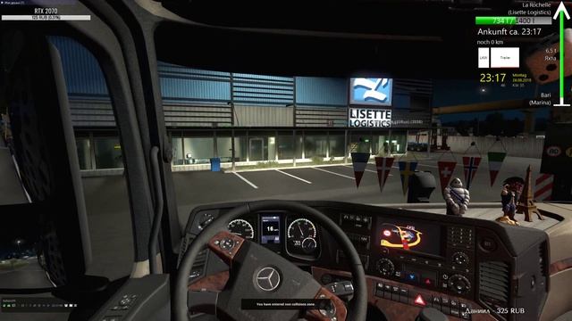 ETS 2 ?  ПРАЗДНИЧНЫЙ КОНВОЙ / VTC World - Multiplayer на руле Logitech G27