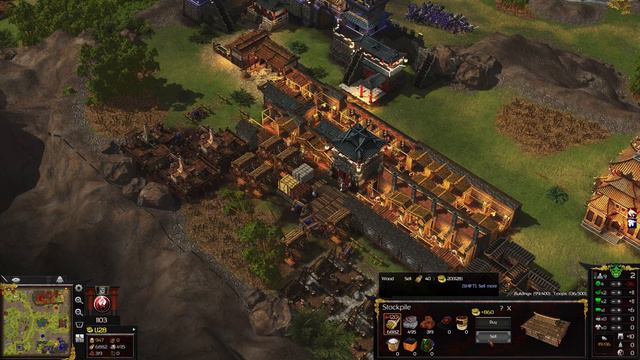 Stronghold Warlords - 1v1v1 FIRE AND DESTRUCTION | Multiplayer Gameplay смотреть онлайн