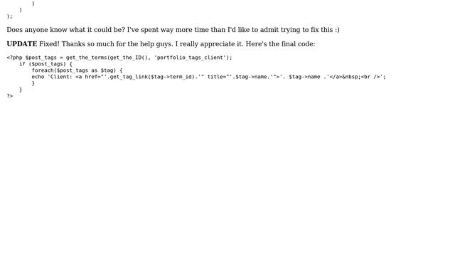 Wordpress: How do I get the current tag out of a taxonomy? (2 Solutions!!) смотреть онлайн