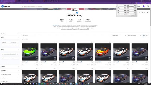 ДЕНЬГИ ИГРАЯ ! ПРИБЫЛЬ ЗА НЕДЕЛЮ В REVVRACING | REVV Racing РАЗДАЧА NFT АВТОМОБИЛЕЙ смотреть онлайн