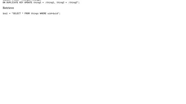 Databases: Storing undetermined amounts of user information (MySQL) смотреть онлайн