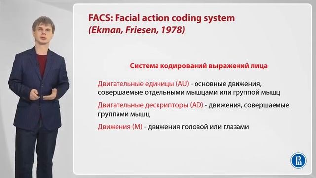 Анализ лица и FACS смотреть онлайн