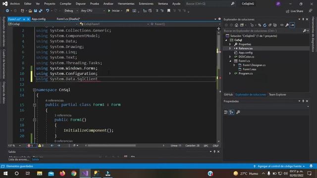 Conectar C# con SQL Server en App config ADO.NET Windows Forms смотреть онлайн