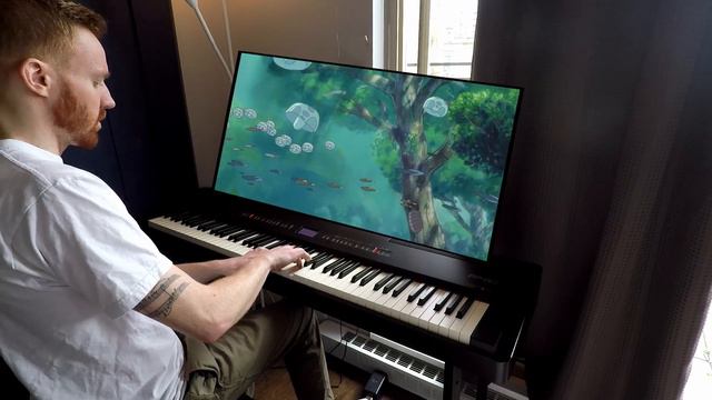 Merry Go Round of Life (From Howl's Moving Castle) - Piano Cover смотреть онлайн