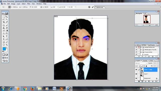 Damaged Photo Repair | Remove Dust and Scratches | Adobe Photoshop Tutorial By Joy смотреть онлайн