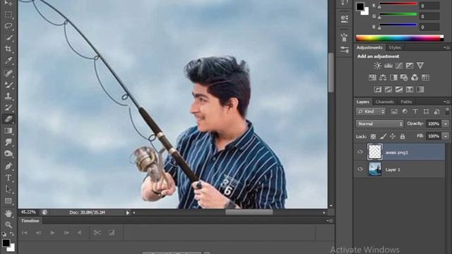 How To Edit Photo in Very Easy/Simple Method in Adobe Photoshop | Simple Copy & Paste. смотреть онлайн