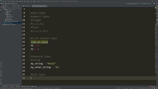 [Python]Syntax and Data Types смотреть онлайн