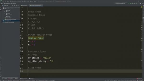 [Python]Syntax and Data Types