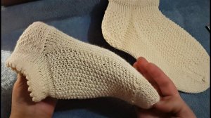 Нежные женские носочки спицами/Быстро/Просто /Красиво