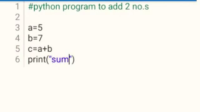 Python program to find the sum of 2 numbers смотреть онлайн