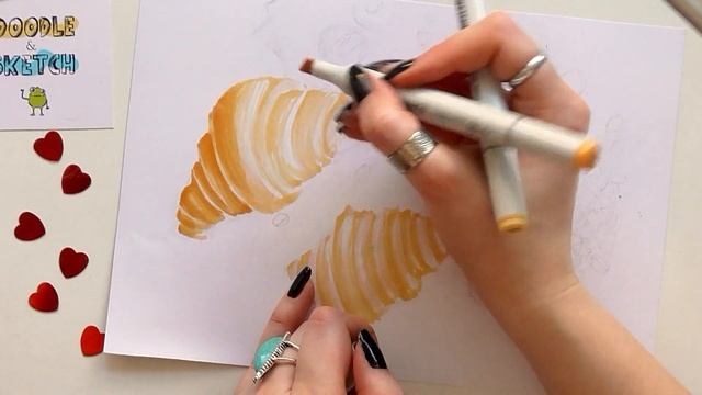 Видео урок рисования маркерами "Завтрак с кофе" - Ирина Серова (ТРЕЙЛЕР) смотреть онлайн