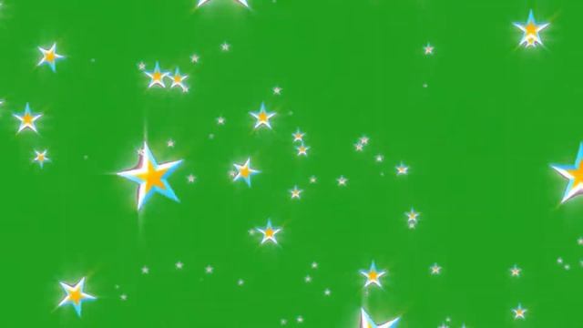 Футаж HD. Переход - звезы, хромакея смотреть онлайн