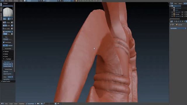 Blender 3D Zerg Logo sculpting (timelapse) смотреть онлайн