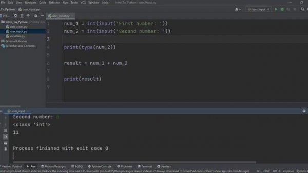 Python Input and Output