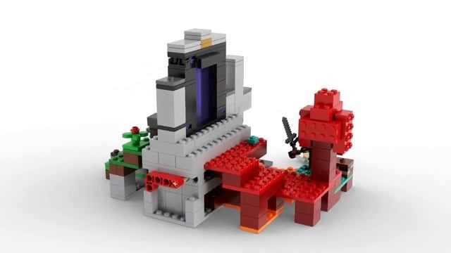 LEGO ЛЕГО Minecraft Разрушенный портал 21172 смотреть онлайн