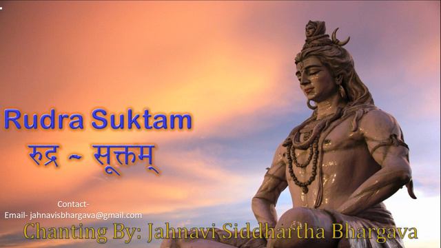 Rudra Sukta | Vaidic Chanting | Jahnavi | Rig Veda Mantra