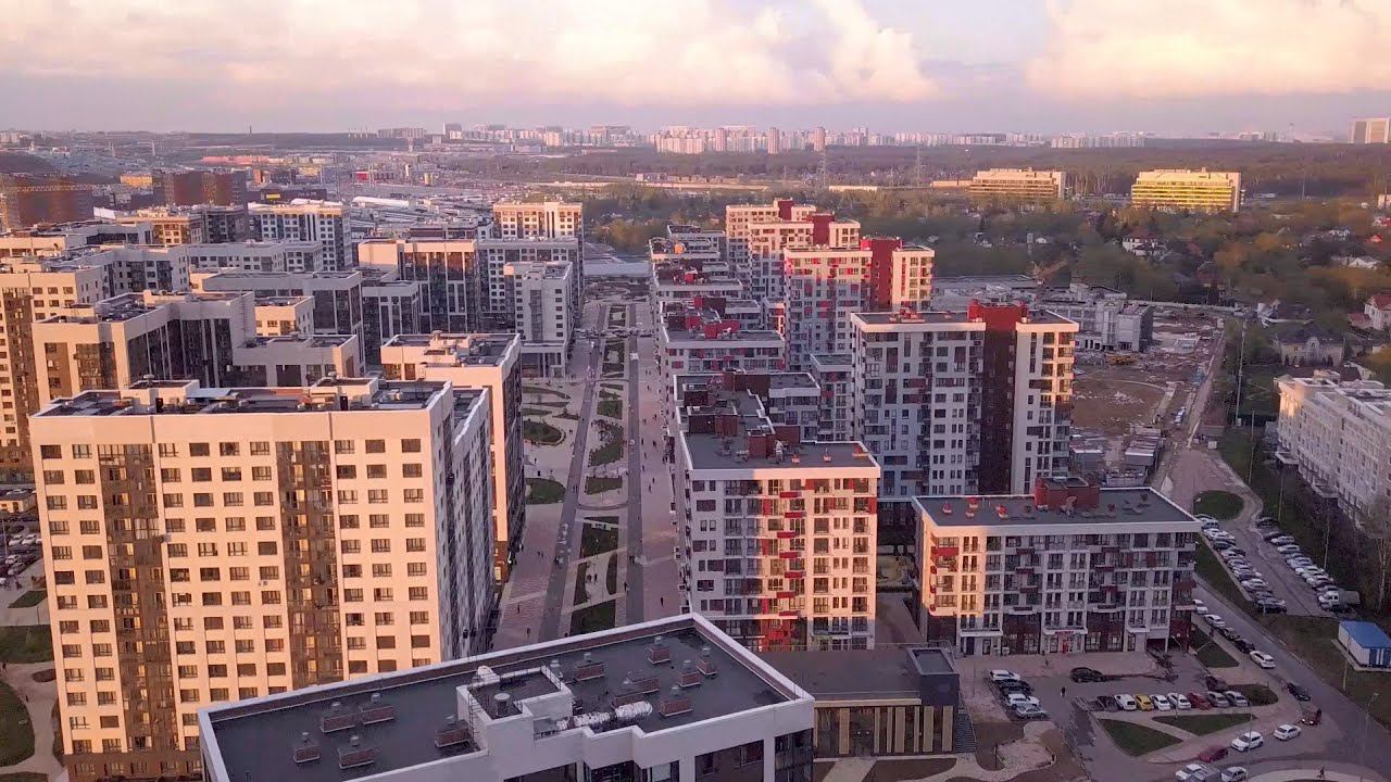 Майский закат в Новой Москве. смотреть онлайн