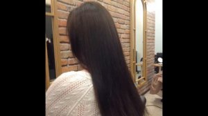 Тонирование темных волос