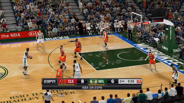 Cavs Vs Bucks - NBA 2K14 - 2K17 Mod - Part 1 смотреть онлайн