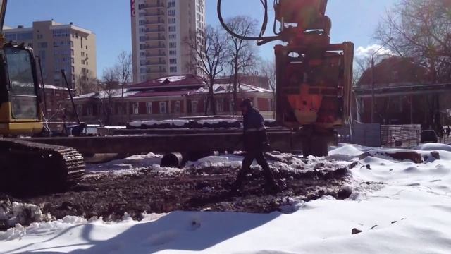 Шпунт Вибропогружение смотреть онлайн