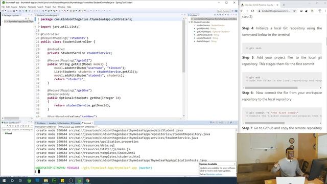 How to Deploy From SpringBoot - GitHub - Heroku (DevOps Step by Step Tutorial) смотреть онлайн