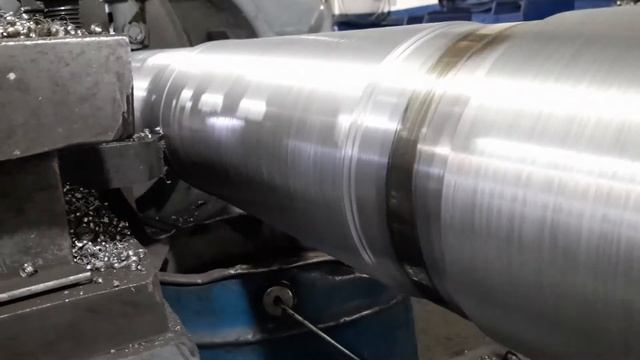 Рабочий процесс: обработка вала топки серии ТЧЗм на токарном станке смотреть онлайн