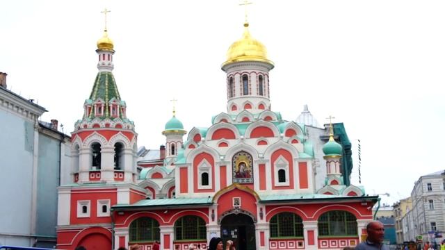 Собор Казанской иконы Божией Матери, Красная площадь, Москва, Кремль, Россия смотреть онлайн