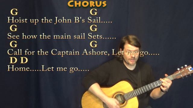 Sloop John B (Traditional) Guitar Cover Lesson in G Major with Chords/Lyrics - Munson смотреть онлайн