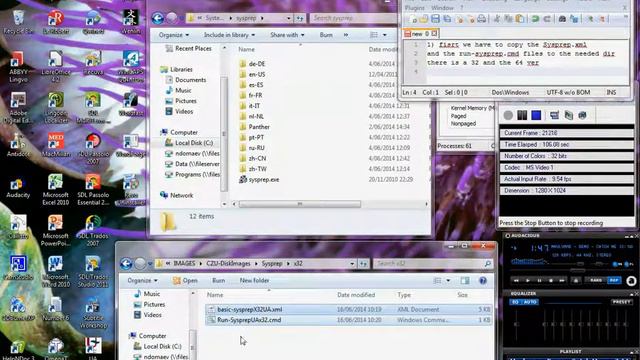 Sysprep Windows 7 x32/x64 bit unattend.xml смотреть онлайн
