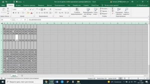 Как в excel сделать ячейки одинакового размера