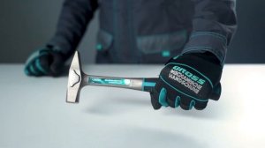 10400 Молоток слесарный, цельнокованый, трехкомпонентная рукоятка,300гр.// Gross