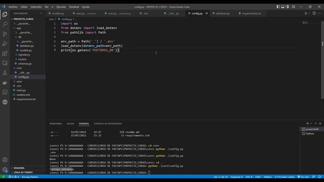 FastAPI - Creación de variables de entorno - 013 смотреть онлайн