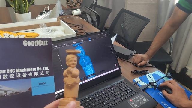 GoodCut GC-Freescan UE 3D Scanner Wide Scanning Range High Speed suitable for Car Marine Aerospace смотреть онлайн