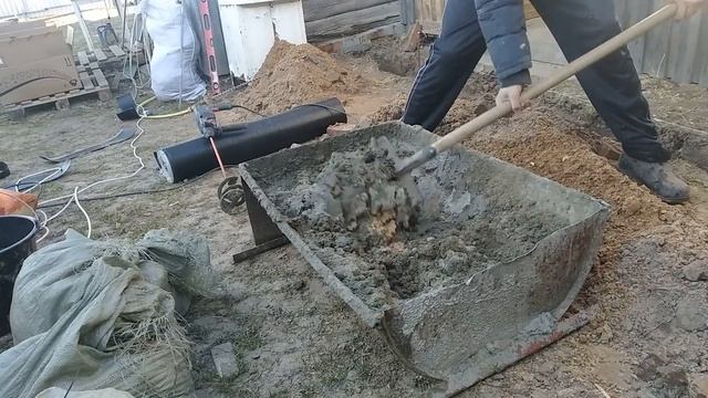 Строю новую веранду на даче! Надо построить дёшево и сердито. Свайно-ростверковый фундамент. Часть смотреть онлайн