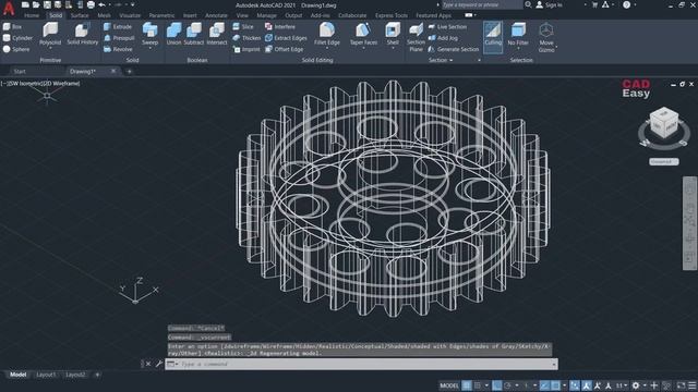 How to design spur gears on AutoCAD | Design spur gears on AutoCAD | Rendering object смотреть онлайн