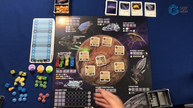 ЧУЖИЕ РУБЕЖИ - ОБЗОР настольной игры Alien frontiers от Geek Media смотреть онлайн
