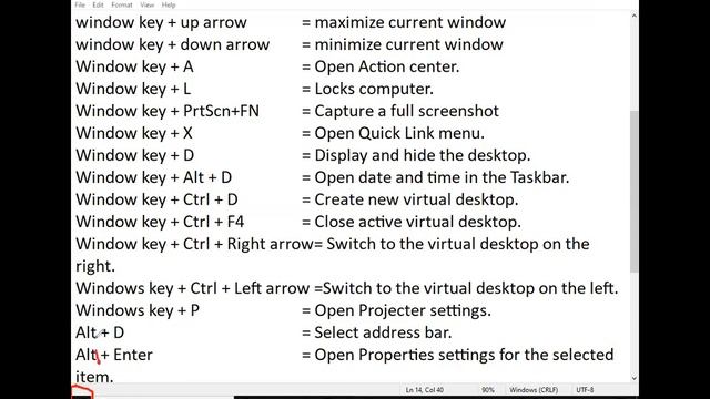 About Window Shortcut Keys | Fundamental | GIT Euducation смотреть онлайн