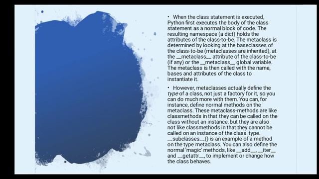 Meta classes in python смотреть онлайн