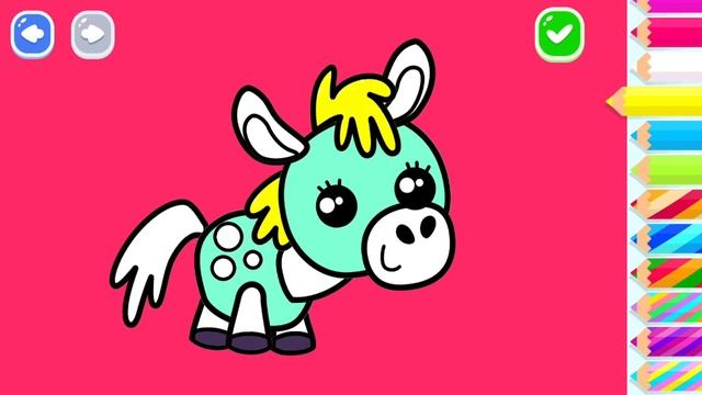 Рисуем лошадку смотреть онлайн